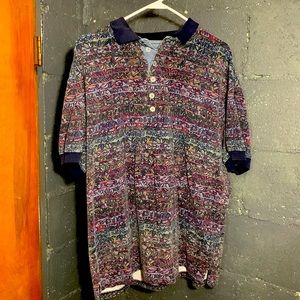 90’s patterned Arizona Jeans Polo
